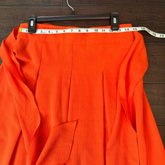 Ann Taylor pleated midi skirt. Classy elegant romantic business casual colorful - Picture 9 of 9